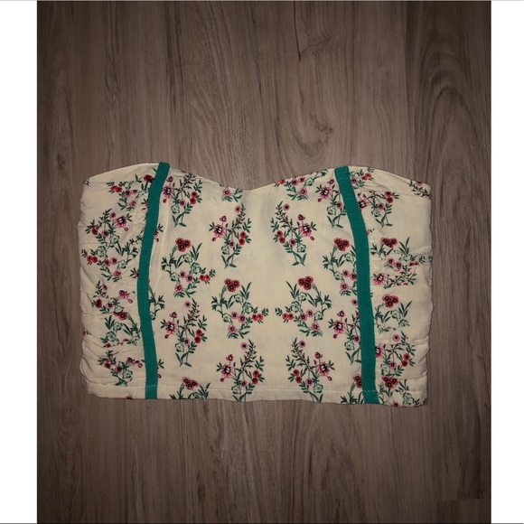 Crop floral top - Picture 1 of 3